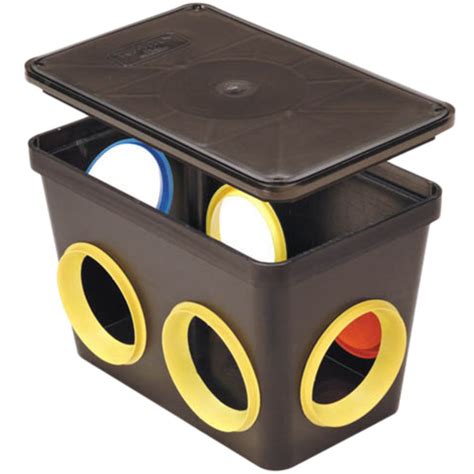 tuf tite distribution box|6 outlet distribution box septic.